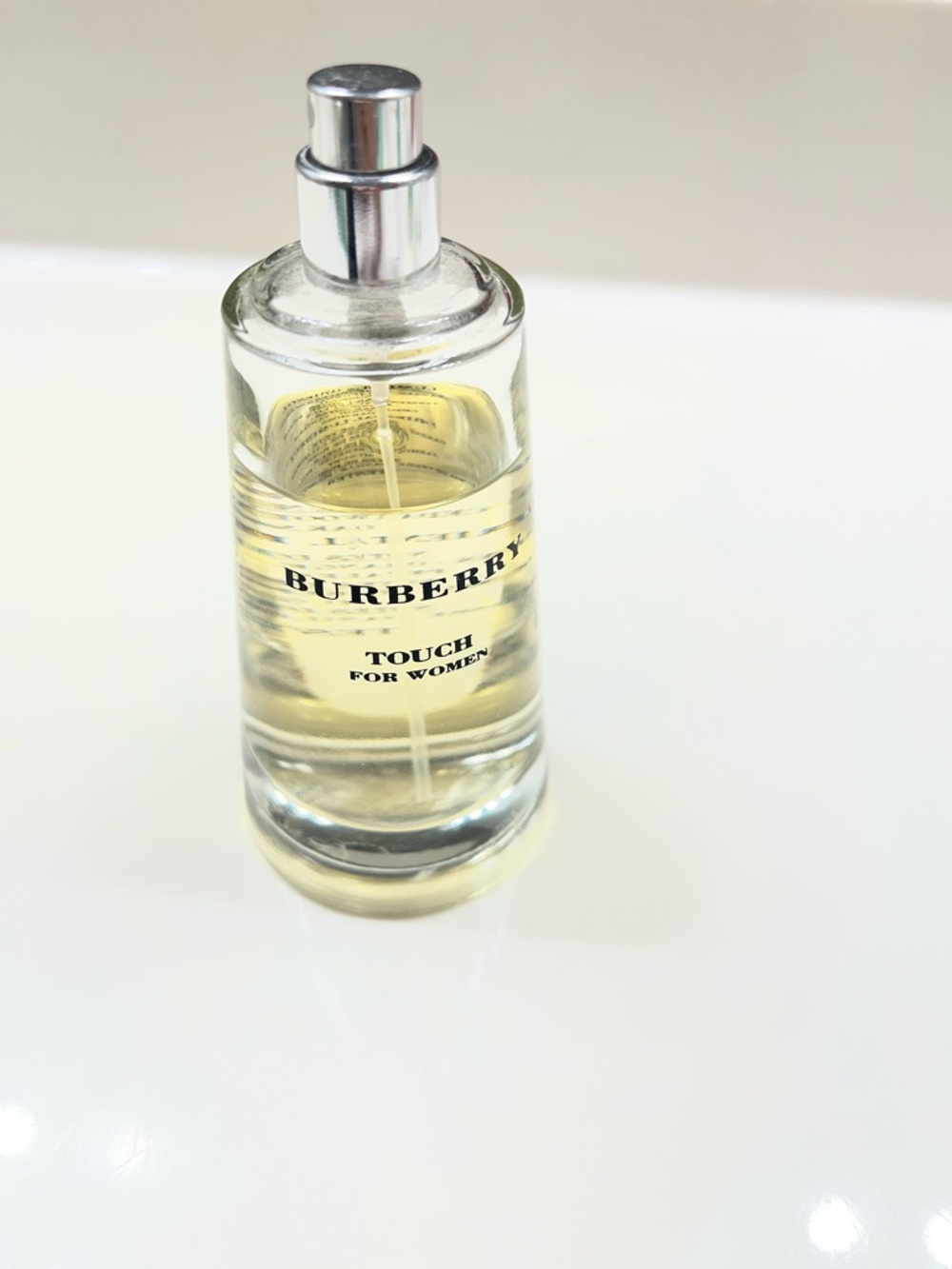 Burberry Touch for Women Yellow Glass Bottle